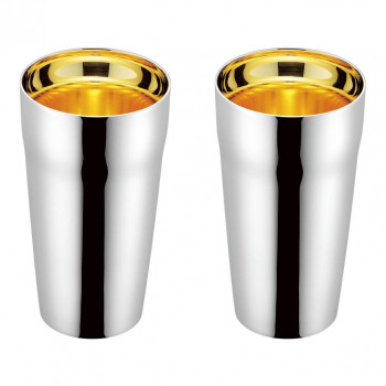 燕人の匠 プライム ダブルタンブラー300ml 2P (内面金メッキ) ET-2000