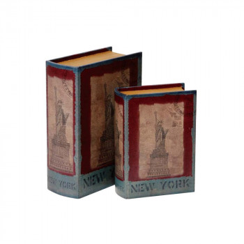 ブック型収納ボックス BOOK BOX 2個セット 28220