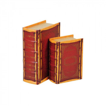 ブック型収納ボックス BOOK BOX 2個セット 28269