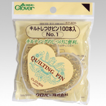クロバー キルトしつけピン100本 No.1 57-405