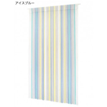 ストリングのれん コーダル 85×150cm アイスブルー 11118870112
