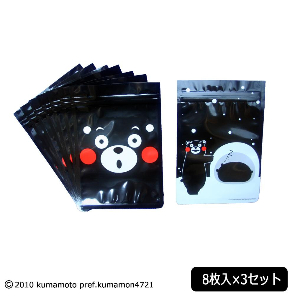 F-36-8F3 くまモンの使い捨てカイロ冬眠ポーチ (8枚入)×3セット