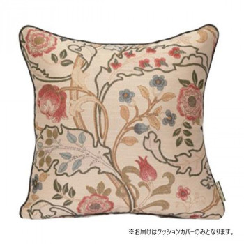 川島織物セルコン Morris Design Studio マリーイザベル 背当クッションカバー 50×50cm LL1725 R レッド