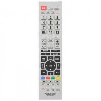 OHM AudioComm テレビリモコン 東芝レグザ専用 AV-R340N-T