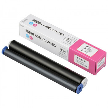 OHM 普通紙FAXインクリボン S-SAタイプ 1本入 33m OAI-FSA33S