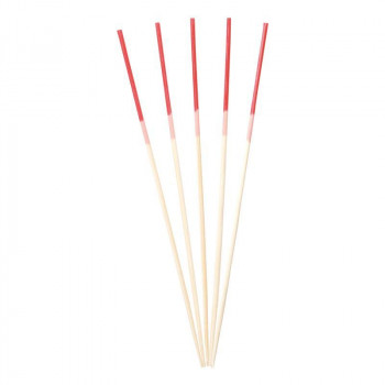萬洋 2色かんじょう串 (ピンク・赤)9cm100本入 18-377F