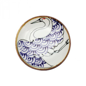 波佐見焼 kotohogi 小皿 鶴 18193