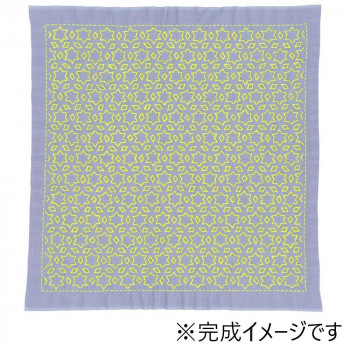 オリムパス 刺し子キット 花ふきん 星と三つ菱 SK-362