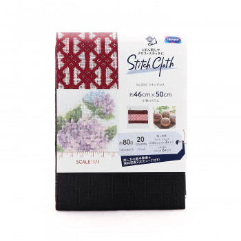 オリムパス STITCH CLOTH No.3500 リネンクロス 黒 1014