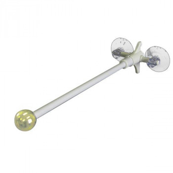 E器具 フラッグポール 872 2個吸盤式 丸パイプ式 26cm 金