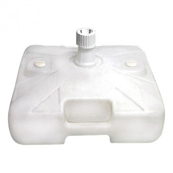 E器具 4243 ポール台 白 角型 30L 注水式 Φ22～25mm用