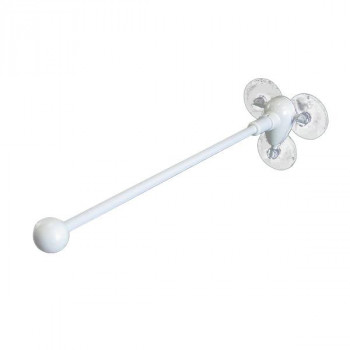 E器具 884 フラッグ用ポール 3個吸盤式 丸パイプ式 33cm