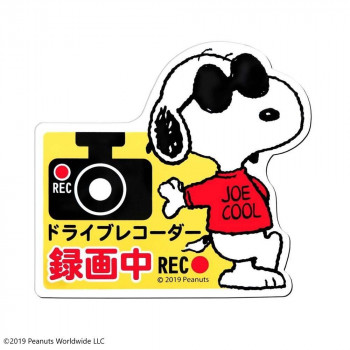 SNOOPY　スヌーピー　ドライブレコーダー　マグネットサイン　SN191