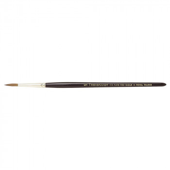 REMBRANDT　レンブラント水彩画筆 ピュアレッドセーブル/ラウンドエキストラポイント 110　T909-110-05(5号)　494412