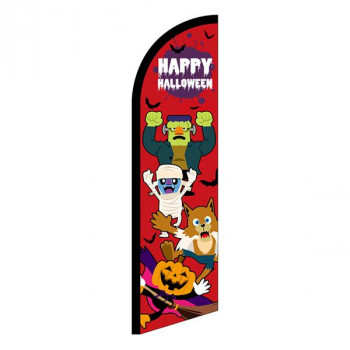 セイルバナー 小 HAPPY HALLOWEEN キャラ赤 40130