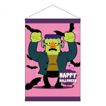 タペストリー HAPPY HALLOWEEN キャラ桃 40134