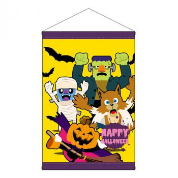 タペストリー HAPPY HALLOWEEN キャラ集合 40136