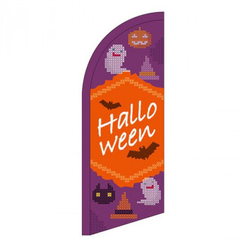 セイルバナー ミニ Halloween クロスステッチ 紫 40122