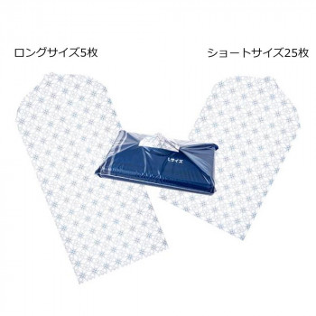 日本製 ティッシュ式洋服カバー 30枚セット(ショートサイズ25枚、ロングサイズ5枚) モダンフラワー柄