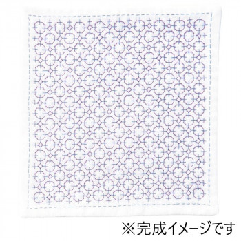 オリムパス 刺し子のハンカチ キット 紫陽花 HK-6