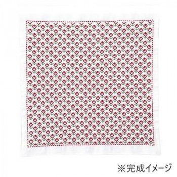 オリムパス 一目刺しの花ふきん キット お花畑 SK-387