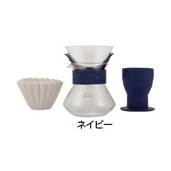 Kalita カリタ ドリッパー ウェーブスタイルアップ185 2～4人用　ネイビー・35246