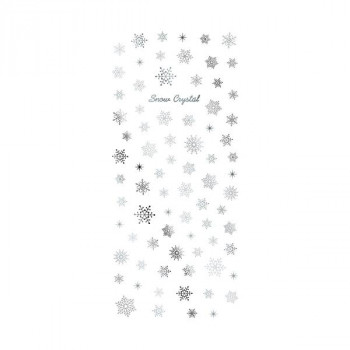 TSUMEKIRA(ツメキラ)　ネイルシール　Snow Crystal　シルバー　SG-YUK-101