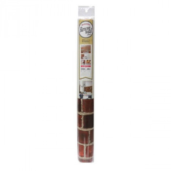 リノベウォールシート　赤レンガ　45×250cm　RE(レッド)　WAS-101