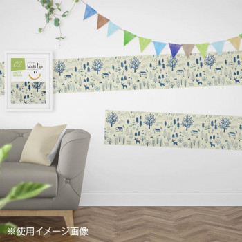 WallLip ポイントメイク用ウォールペーパー 約28cm×2.5m 北欧風WH WL-280204