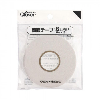 クロバー 両面テープ　6mm(20m巻) 58-506