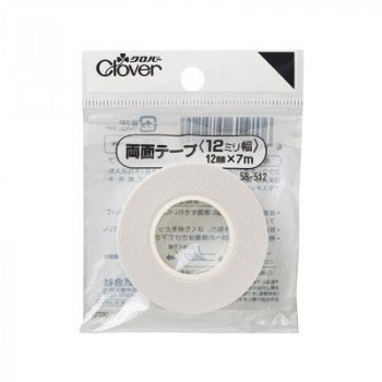 クロバー 両面テープ　12mm(7m巻) 58-512
