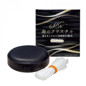 海のクリスタル 石けん 泡立てネット付き 90g