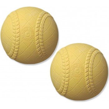 野球 ボール ジュニアマック 2pcs PL71-43　イエロー