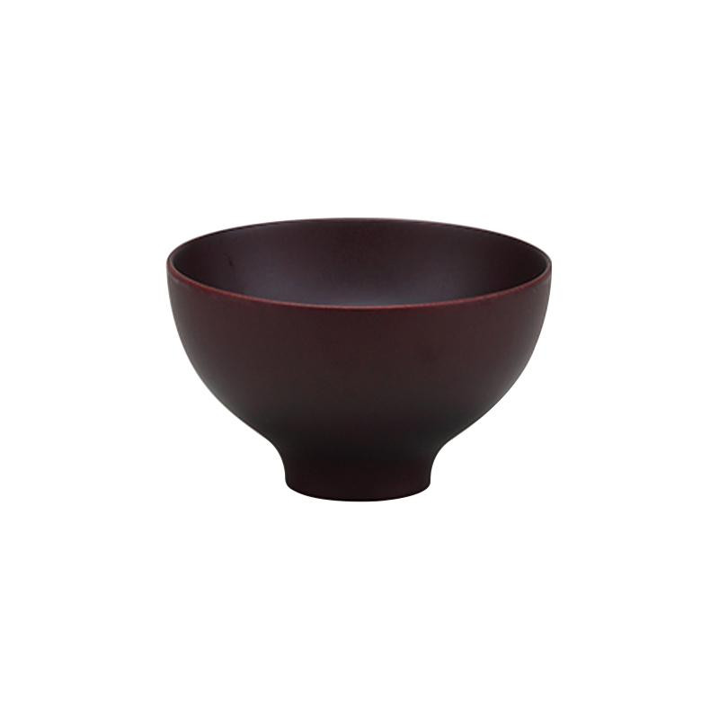 器の木 天然木汁椀(濃茶) 4554