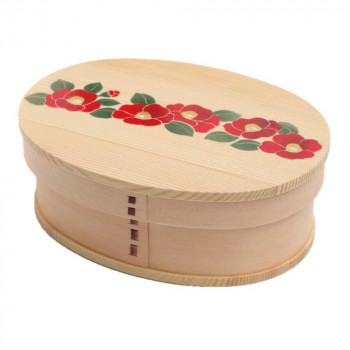 若兆 曲げわっぱ弁当箱 camellia BENTO-8