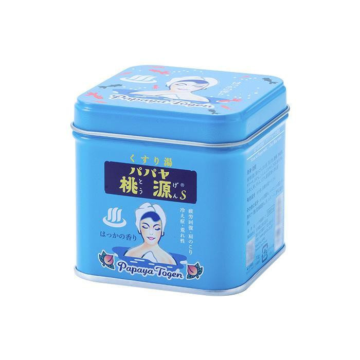 五洲薬品　薬用入浴剤(医薬部外品)　パパヤ桃源S　はっかの香り　70g缶