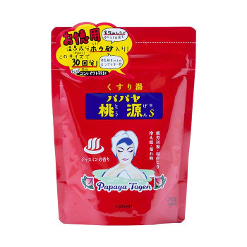 五洲薬品　薬用入浴剤(医薬部外品)　パパヤ桃源S　ジャスミンの香り　(スタンディングパウチ)　210g