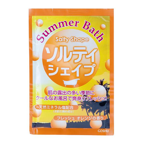 五洲薬品　入浴用化粧品　Summer Bath(サマーバス)　ソルティシェイプ　(25g×10包)×12箱　SB-SS