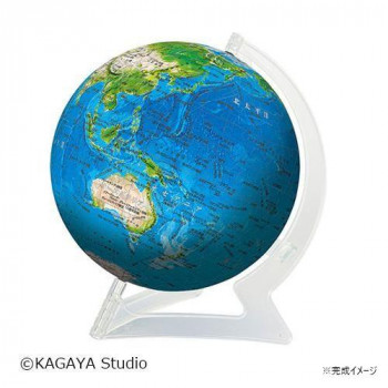 やのまん 3D球体パズル 天体 3Dブルーアース2・地球儀・240P　2024-121