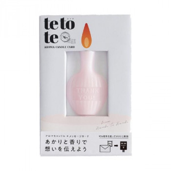 tetote「THANK YOU」 (ピンク) サクラの香り teto-001