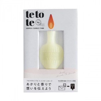 tetote「THANK YOU」(イエロー) ユズの香り teto-002