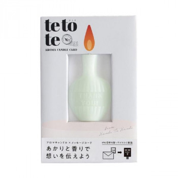 tetote「THANK YOU」(グリーン) グリーンティーの香り teto-003