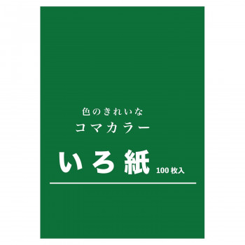 いろ紙 252mm×358mm みどり 100枚入 TB-06 1 セット