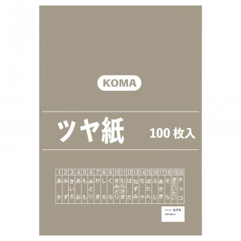 ツヤ紙 100枚入 ねずみ TY-13 1セット