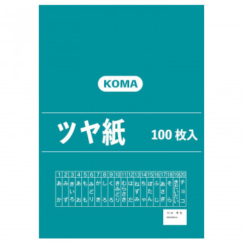 ツヤ紙 100枚入 そら TY-18 1セット