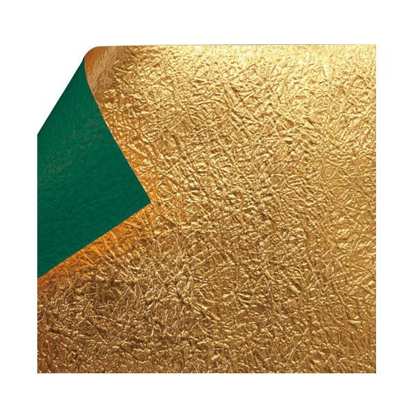 もみ金箔両面和紙 単色 18cm 緑 10枚入 KJ-25G 5セット
