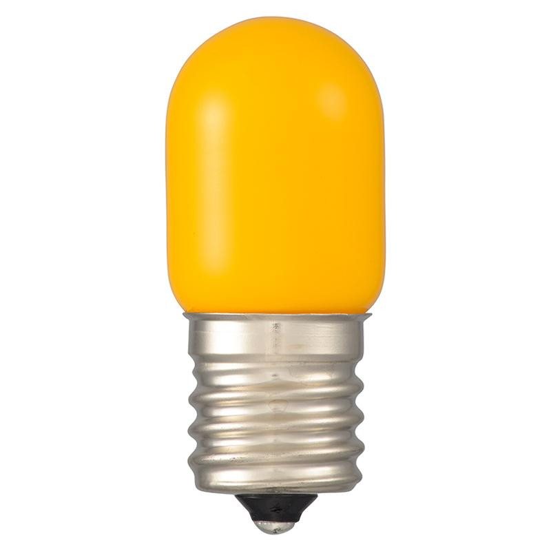 OHM LEDナツメ球装飾用 T20/E17/0.8W/30lm/黄色 LDT1Y-H-E17 13