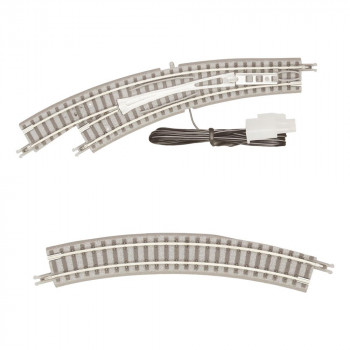 電動・手動カーブポイントレール R195-220 30度左分岐 R026