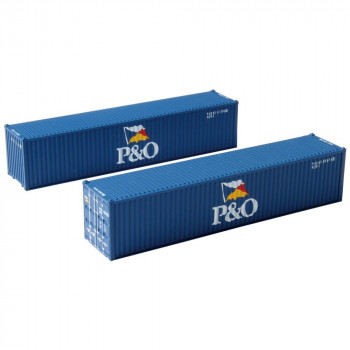 海上コンテナ 40f P＆O 2個入り A101-7