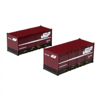 JR貨物 20f 30Aコンテナ 紫/黒 2個入り A105-1